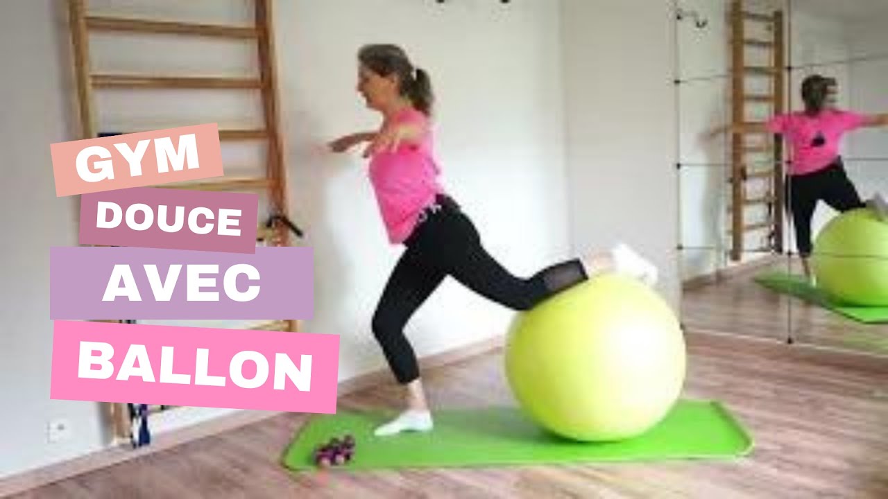 Gym douce 60+ avec ballon de gym