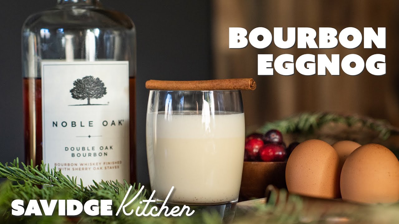 How to make Eggnog (with bourbon!) | HOLIDAY DRINK RECIPES