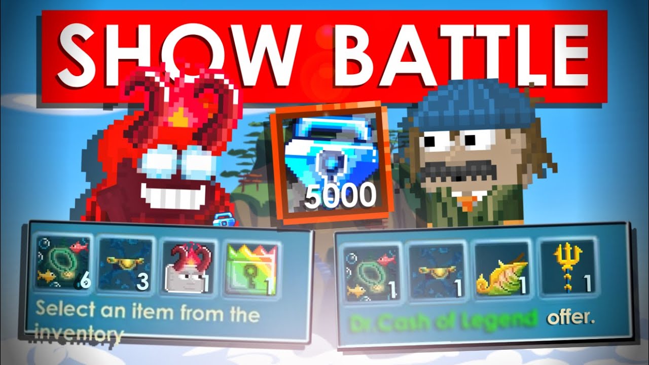 Show Battle with 5000 BGL's! | Growtopia