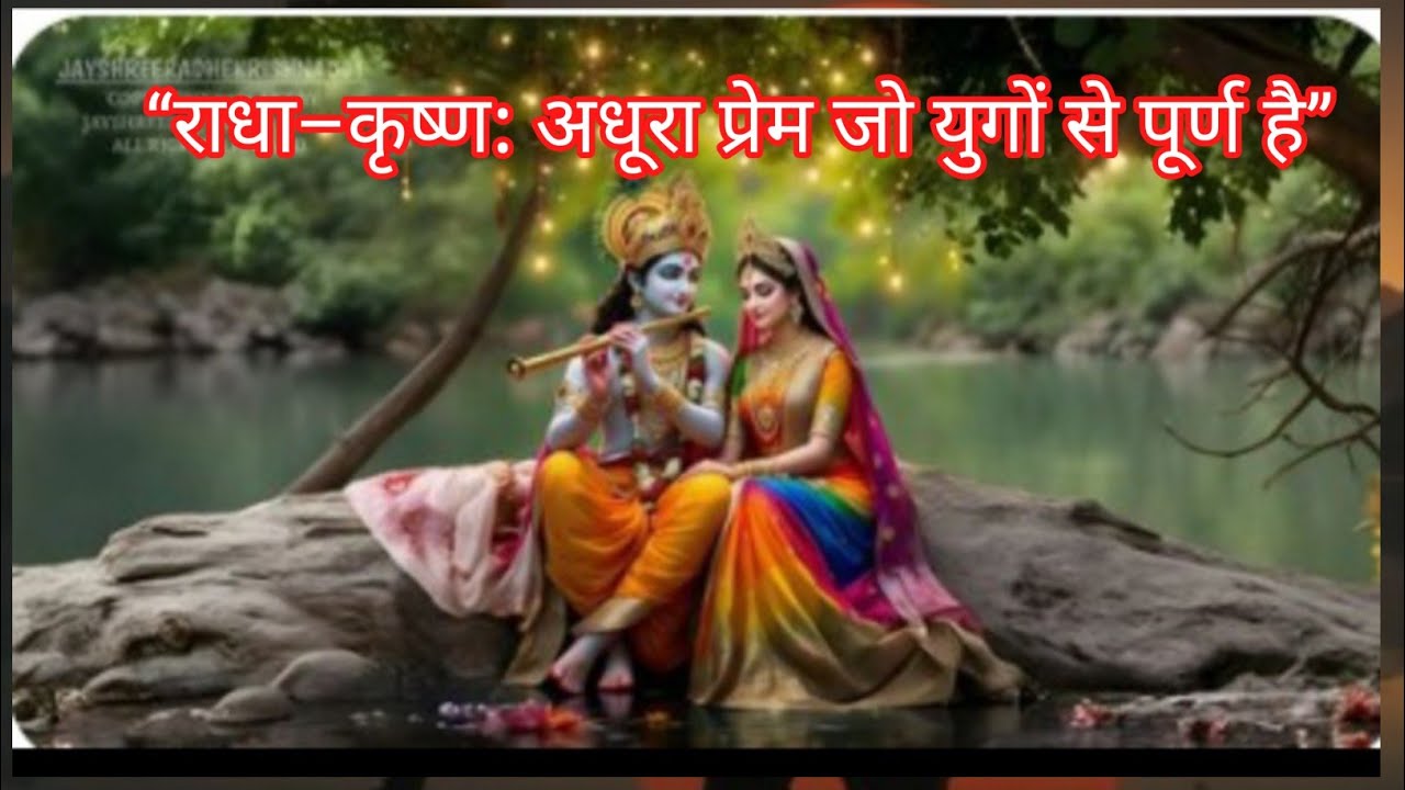 राधा–कृष्ण: अधूरा प्रेम जो युगों से पूर्ण है