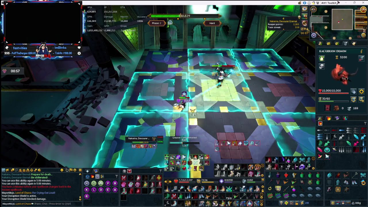 hm nakatra mage camp master timer