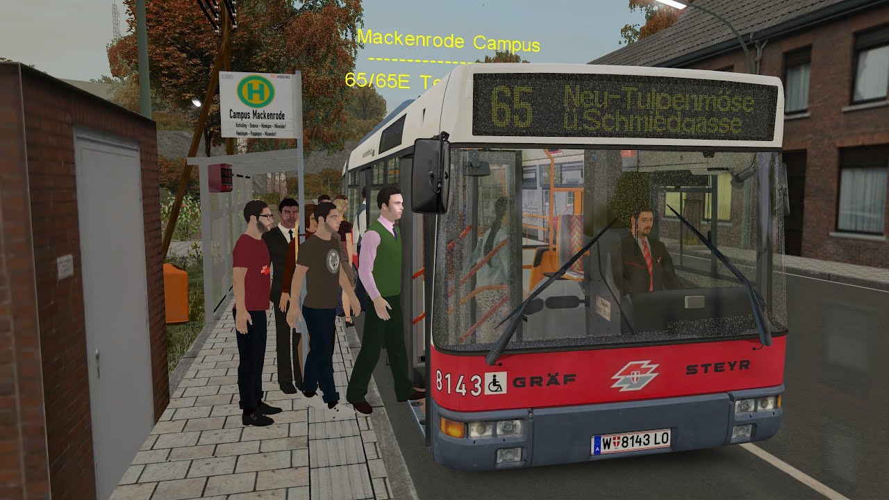 OMSI 2 Manningen V2 Line 65(Mackenrode Campus ➩ Tulpenmöse)