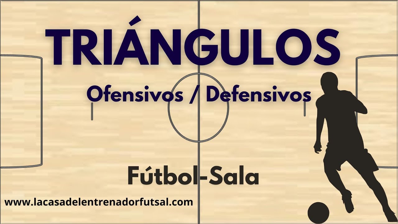 Fútbol Sala: Triángulos Ofensivos y Defensivos | Conceptos + 2 Tareas de Entrenamiento