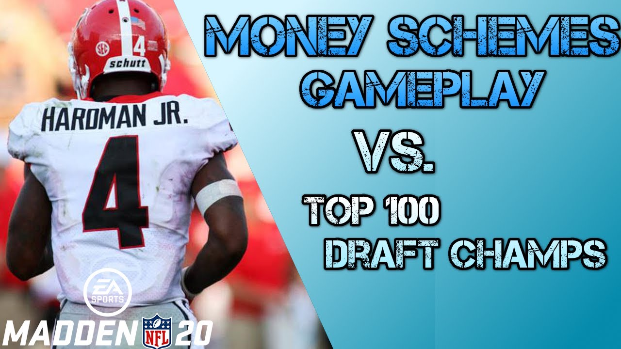 Madden 20 Money Schemes Gameplay Vs. Top 100 Draft Champions Opponents