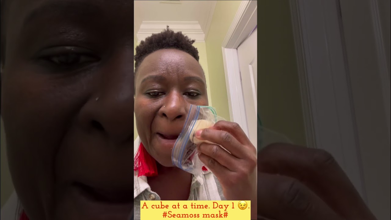 #seamoss gel on the face