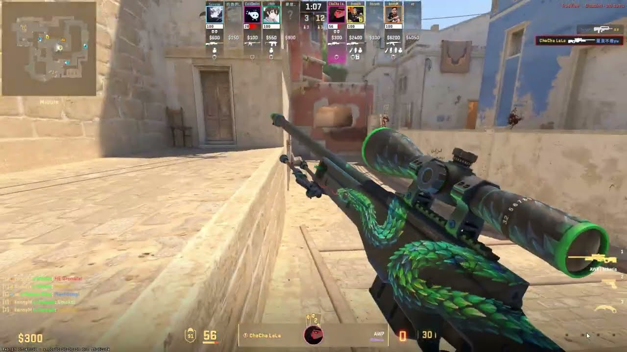 AWP Only in the Last Round - Got an ACE!