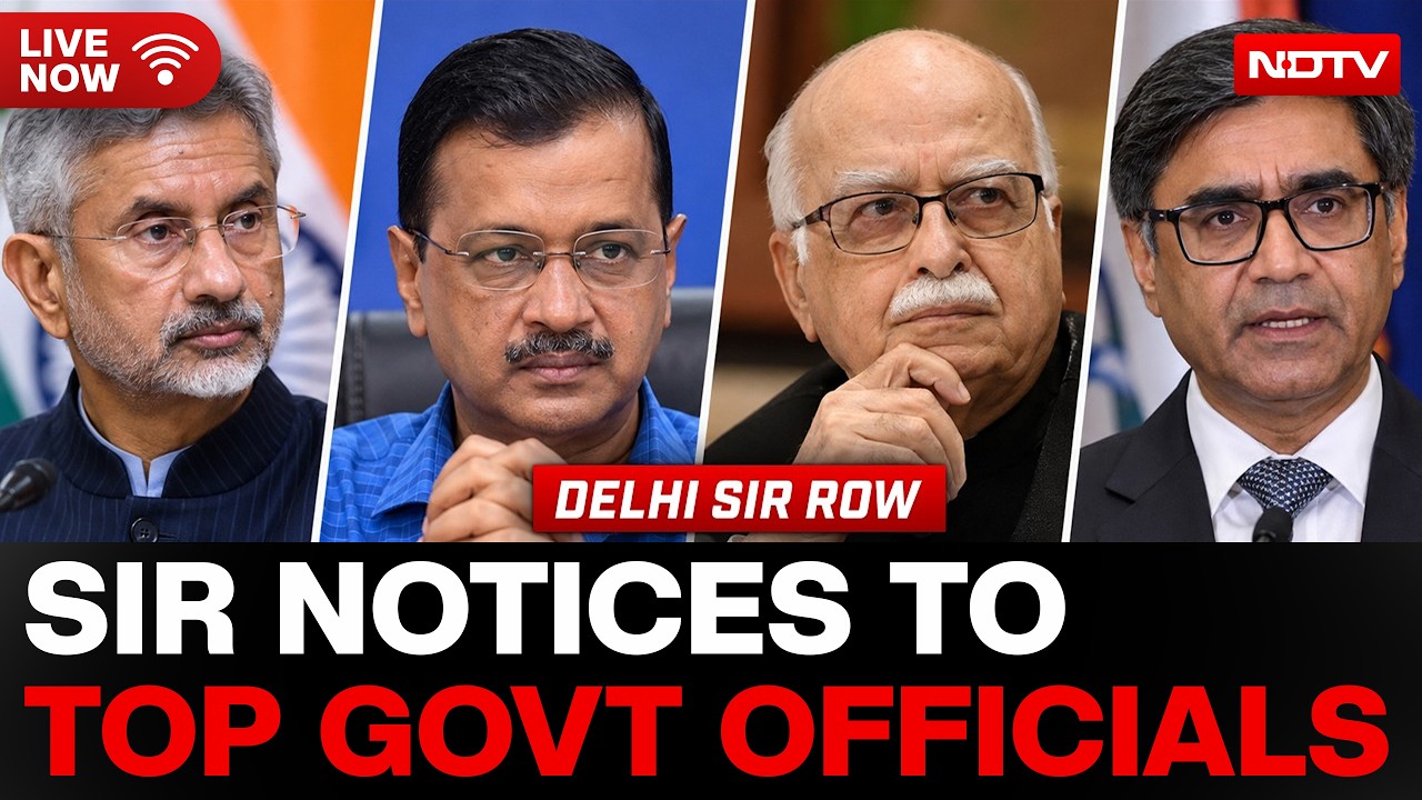 Delhi News LIVE | Delhi SIR Row LIVE News | SIR Notices To Prominent Voters Spark Political Row