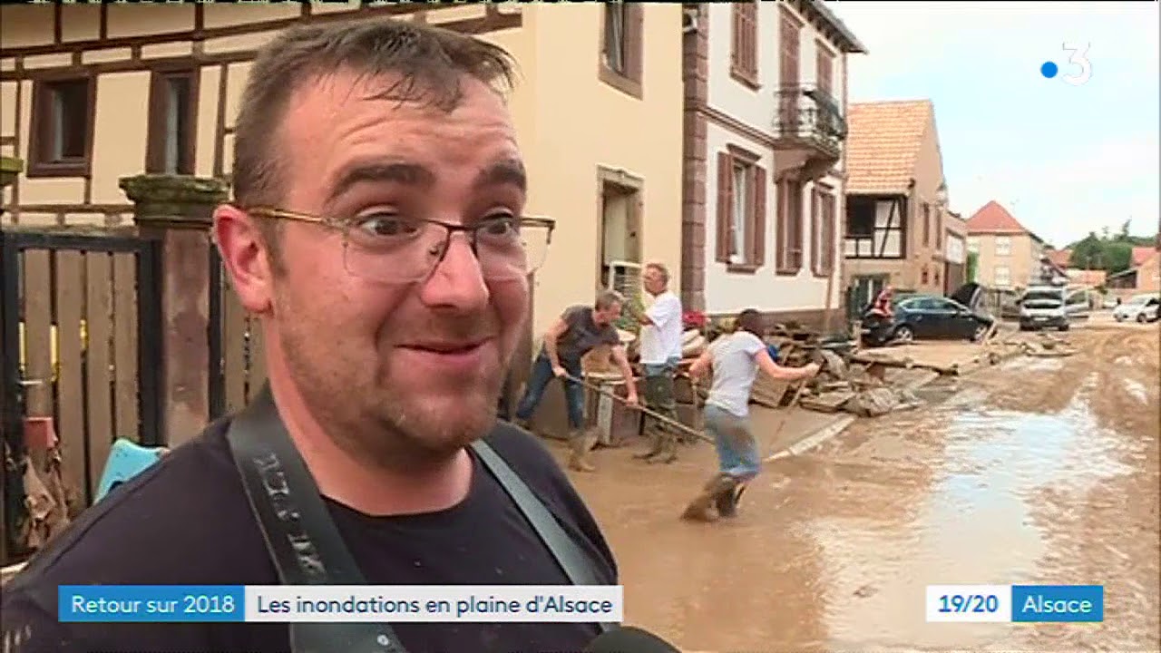 Rétrospective 2018 :  les inondations en Alsace