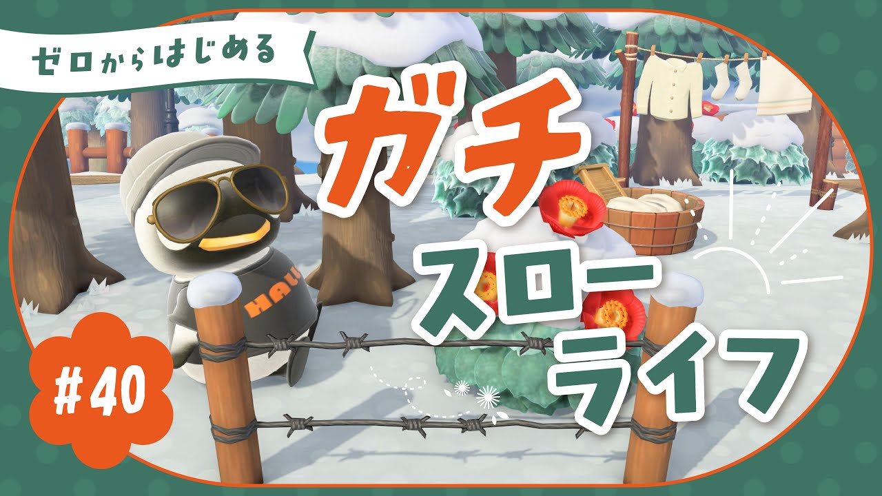 【あつ森】住民さん家のお庭をつくりたい🪴｜よりどり島#40