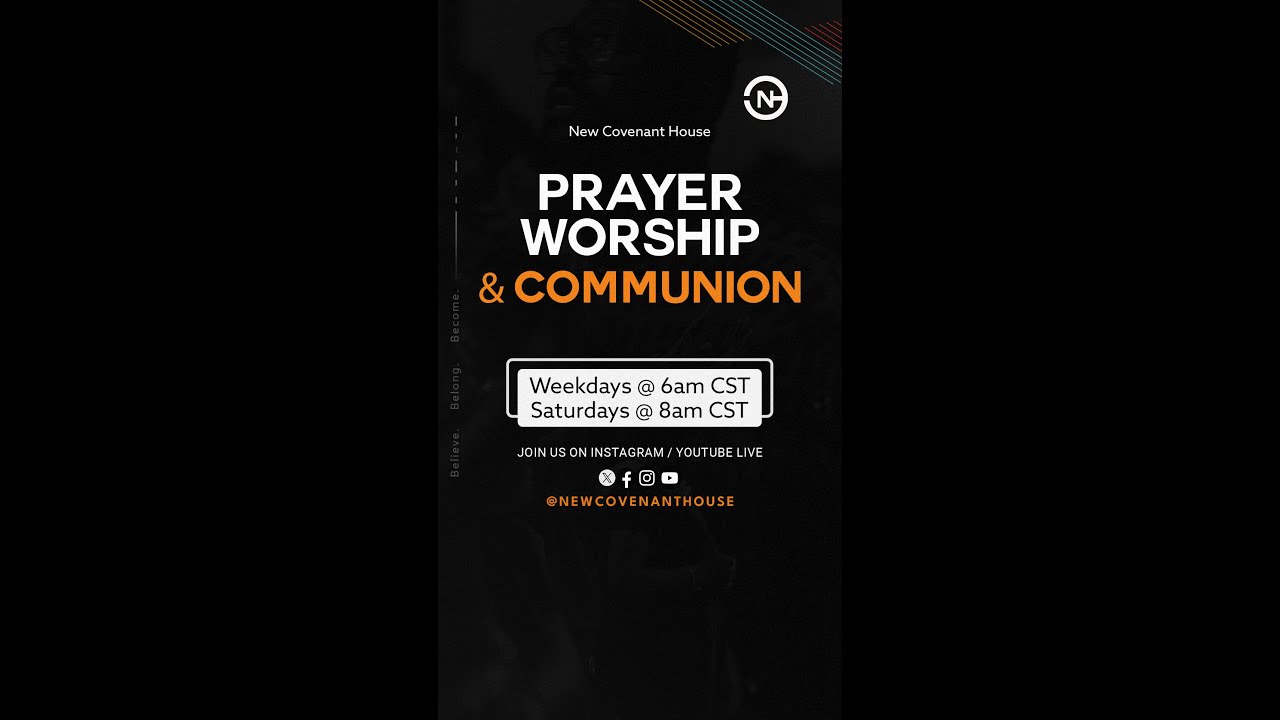 Cover Your Day in Prayer | Morning Worship & Communion