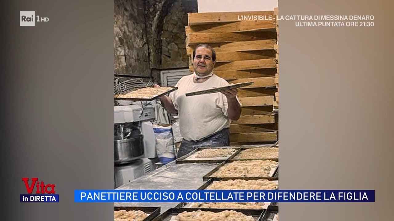 Sarno, panettiere ucciso a coltellate per difendere la figlia - Vita in diretta 04/02/2026