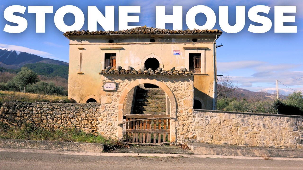 Historic Italian Farmhouse for $88K &mdash; Garden, Orchard & Endless Potential