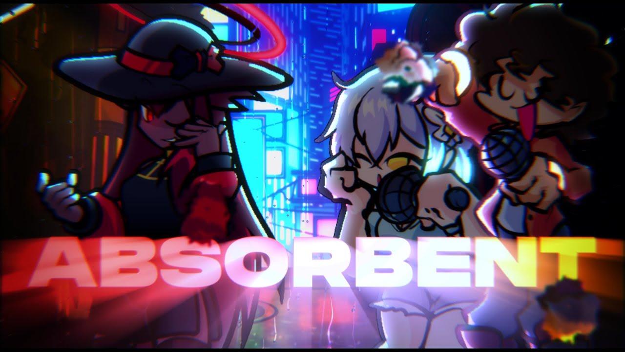 [FNF] ABSORBENT V2 but Liru, Emi and Brau Sing it