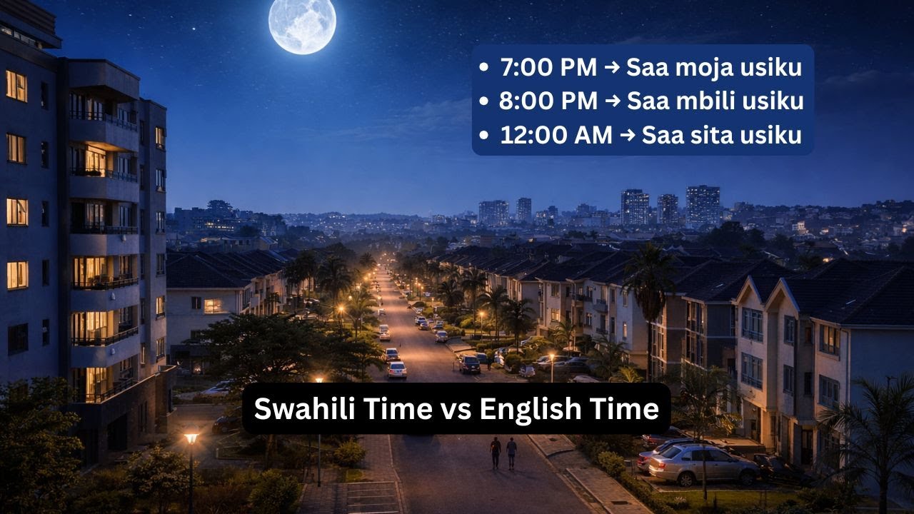 Why Swahili Time differs from English Time