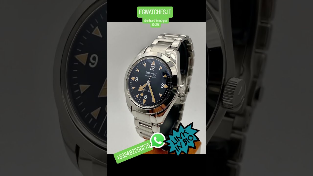 Scopri l&rsquo;iconico Eberhard Scientigraf 41mm: Eleganza e innovazione in un unico orologio! #eberhard