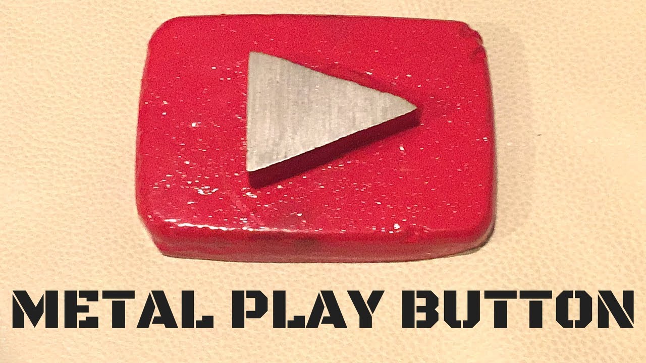 Aluminium Casting The YouTube Play Button   Small Workshop Challenge