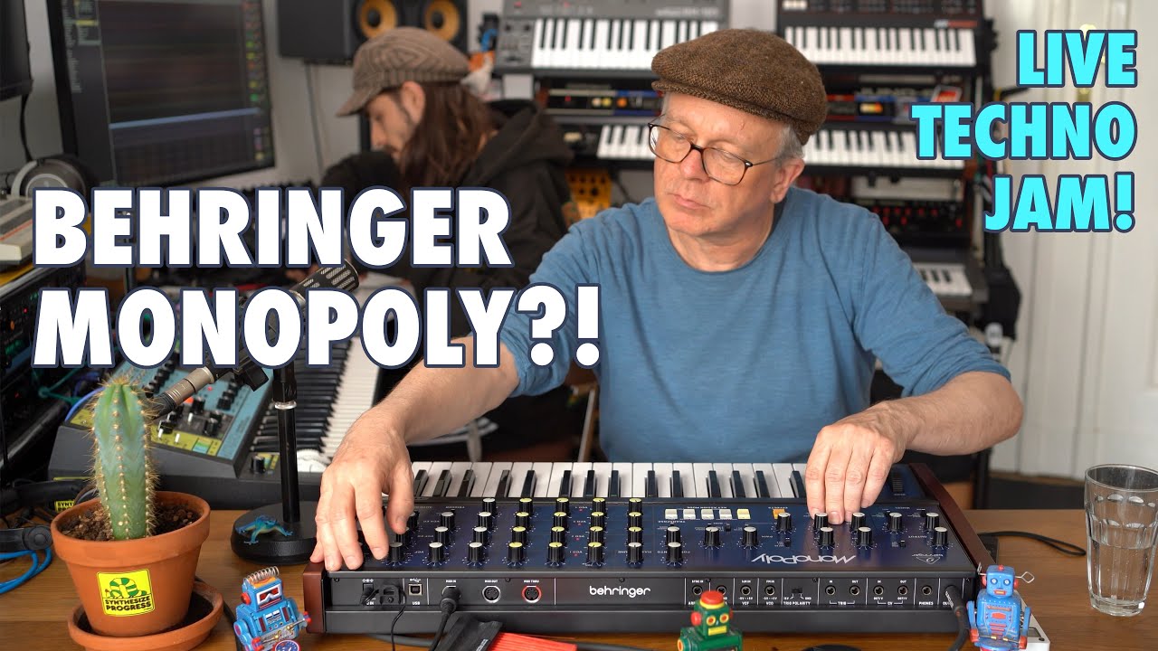 Waiting for Behringer MS-5? Take a MonoPoly NOW! Live Techno Jam - No Talking!