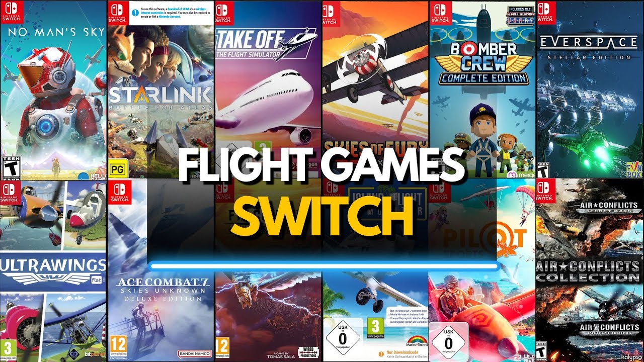 TOP 35 Best Flight Simulator Games on Nintendo Switch (2025)