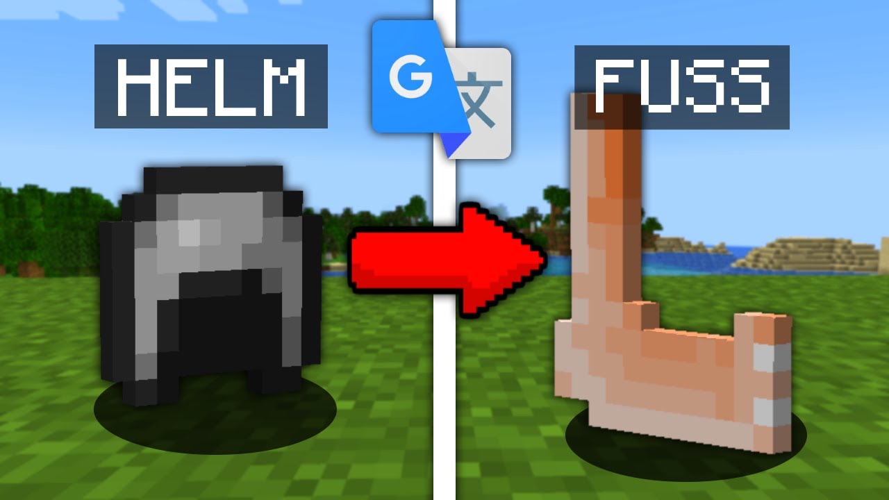 Ich Google &Uuml;bersetze Minecraft Items 1000x ...