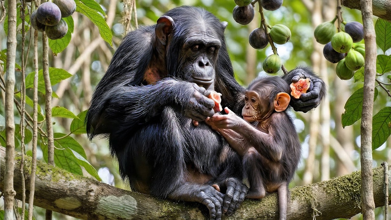 Wild Chimpanzee Life A Mother’s Courage