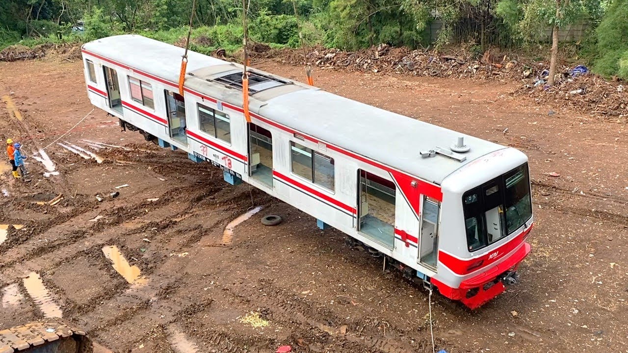 TERIMAKASIH TM 05-010 😭🥀 !! PROSES UNSPOOR KERETA KRL TM 05-010 & JR 203-106 di Dipo KRL Depok