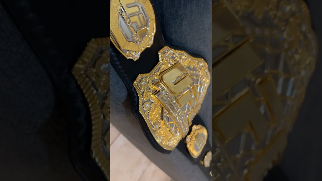 UFC -MADE BY CLASSIC SHIELDS - ON AMERICAN LEATHER