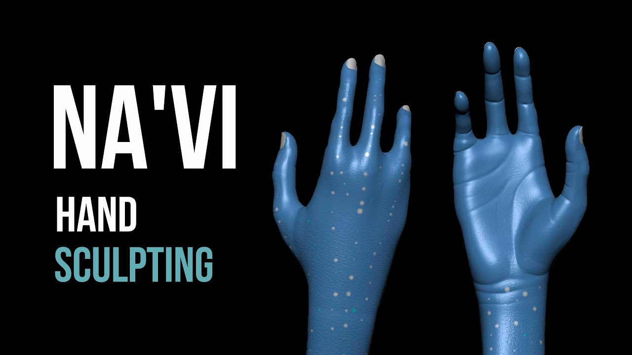 How I Sculpt a Na’vi Hand | ZBrush Anatomy Study