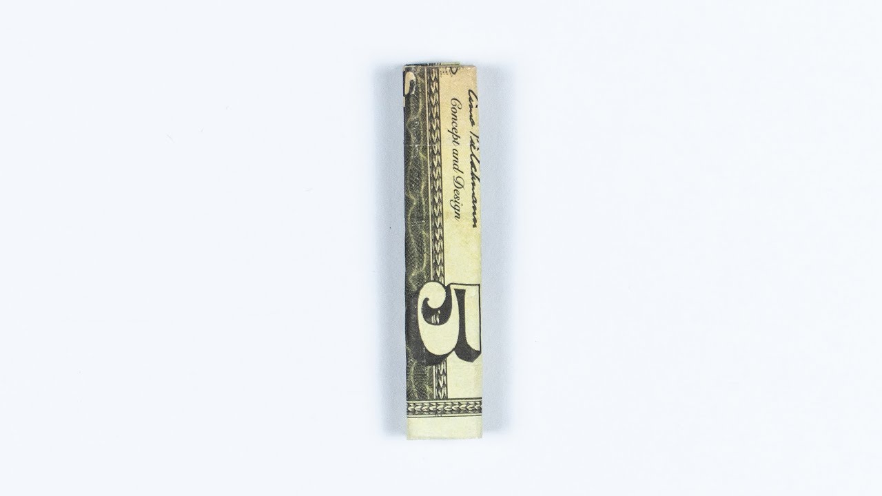 Money Origami Alphabet Letter I 🤩 COMPLETE Dollar Alphabet