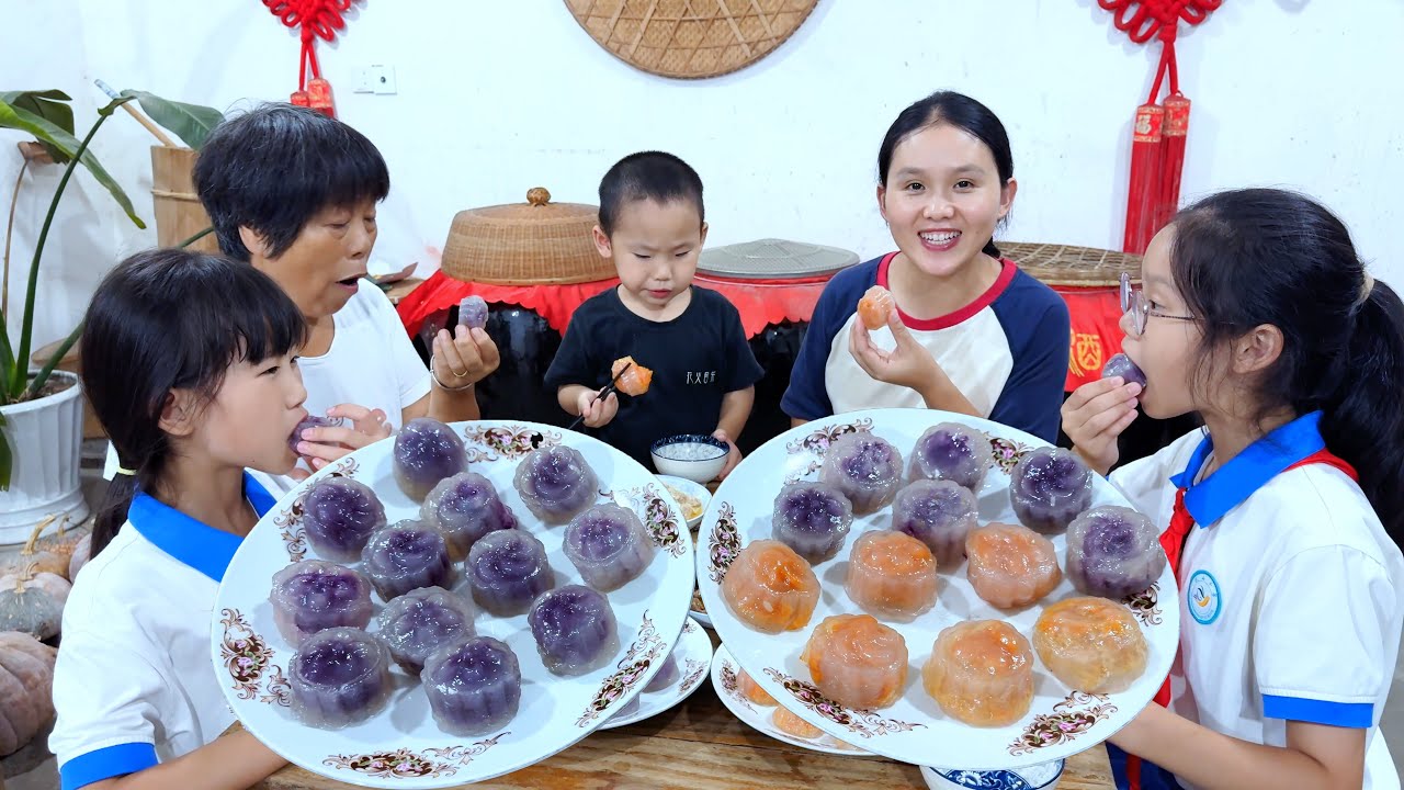 Mid-Autumn Festival is coming,homemade crystal mooncakes,chewy and soft,delicious