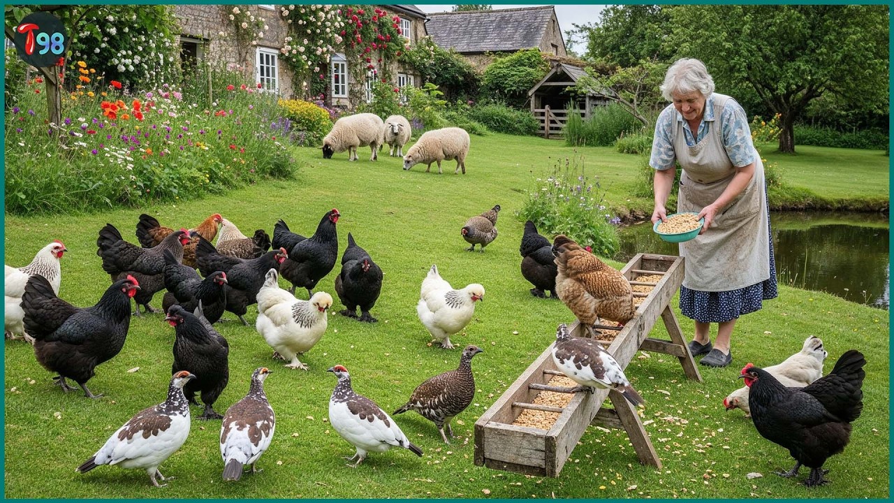 Poultry & Livestock Farming and Fresh Harvests in a Peaceful Countryside - Relaxing Farm
