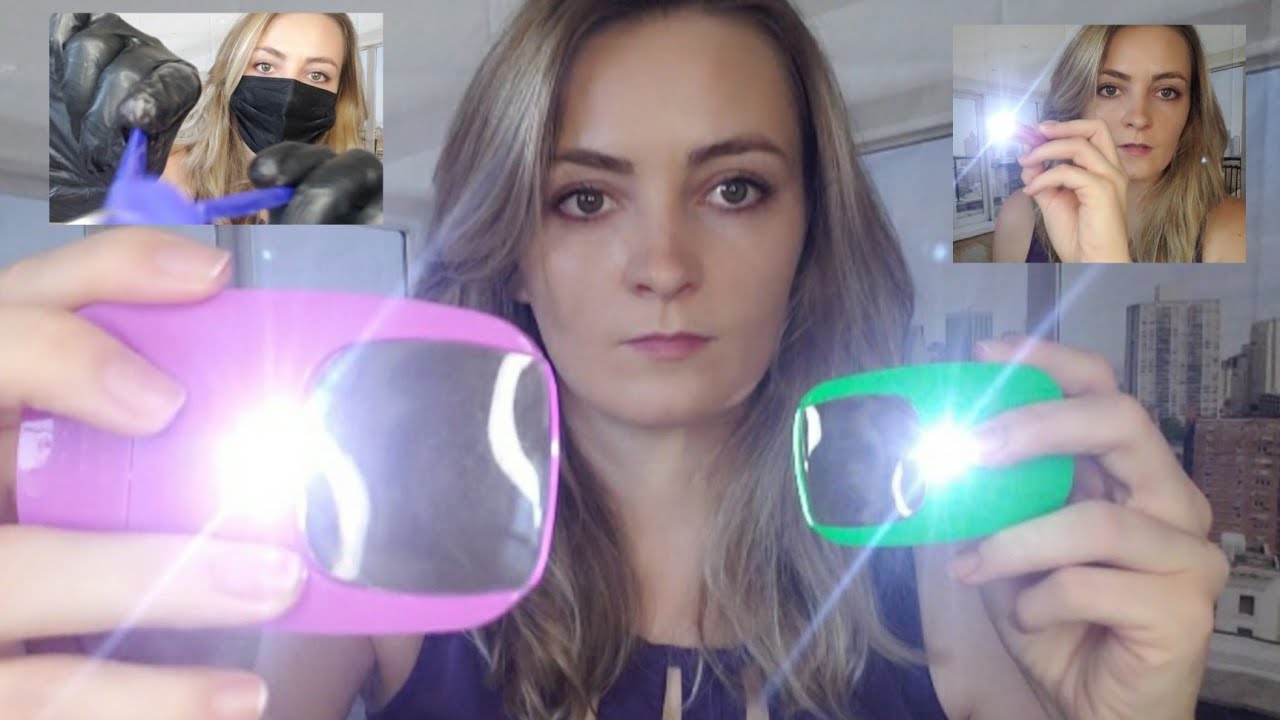 FASTEST ASMR MEDICAL: Cranial Nerve Exam, Eye exam, Dentist, Lice