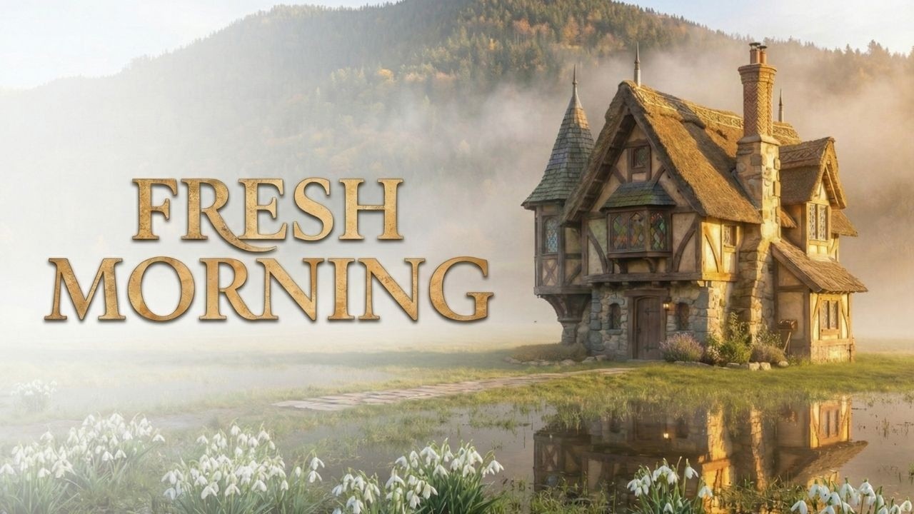 Early Spring Cottage Ambience | Uplifting Medieval Music for Focus 432 Hz
