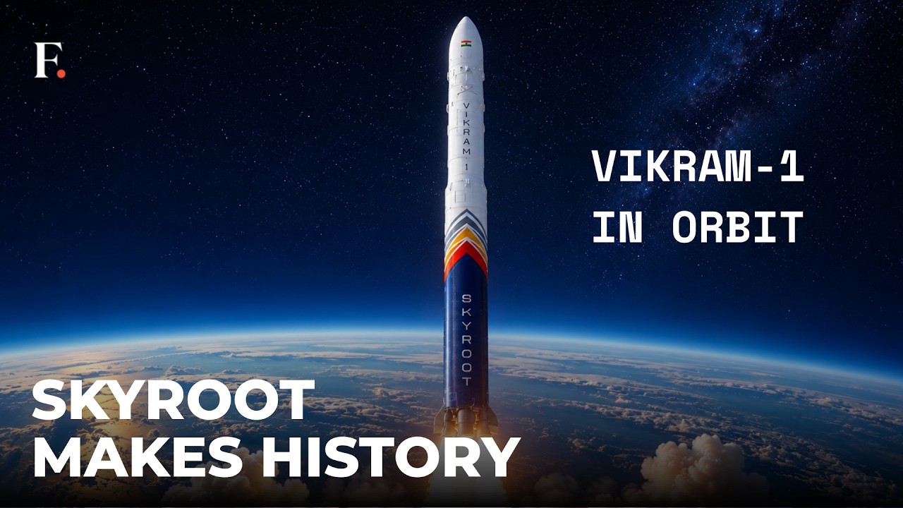 Skyroot Vikram-1 Launches Successfully into Space | India's First Private Orbital Rocket
