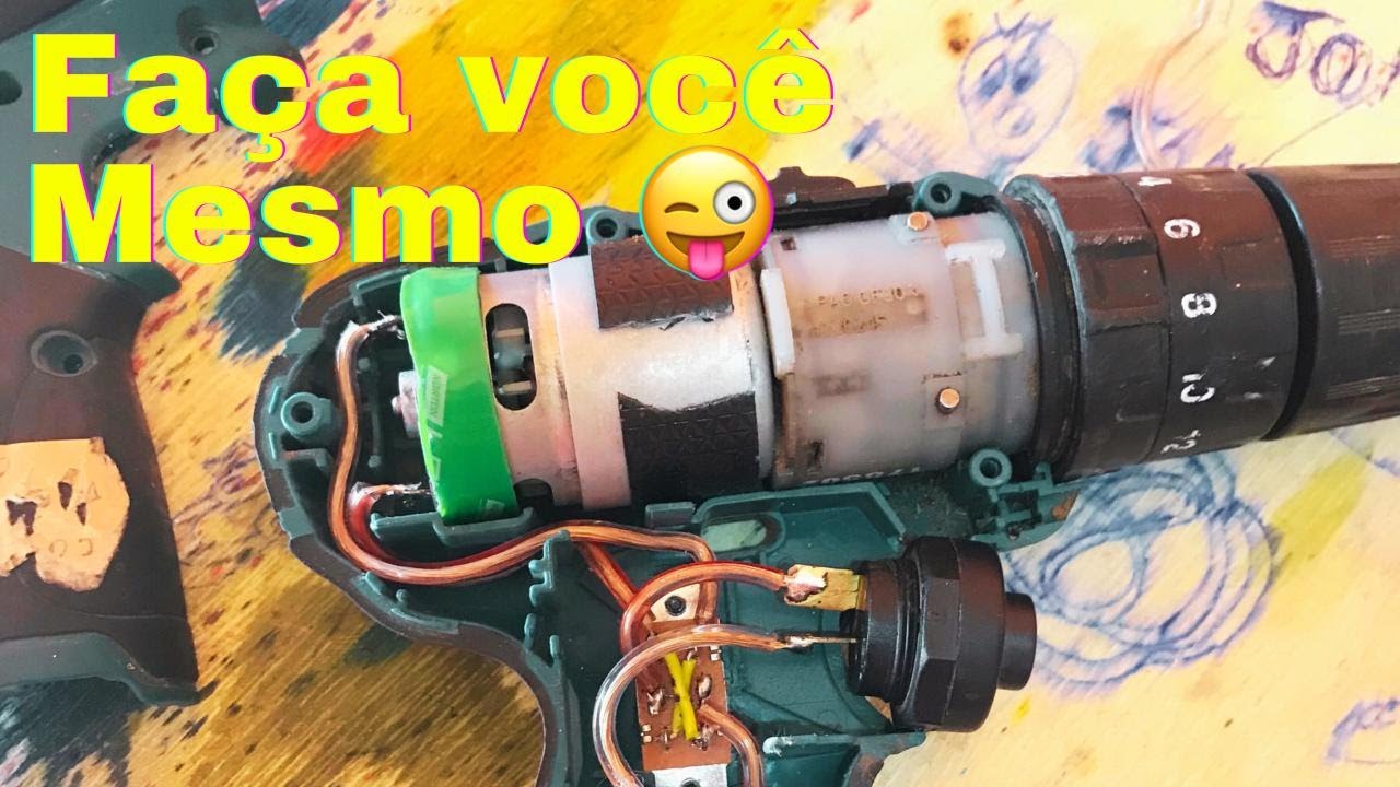 👉Como adaptar gatilho em PARAFUSADEIRA com defeito😉