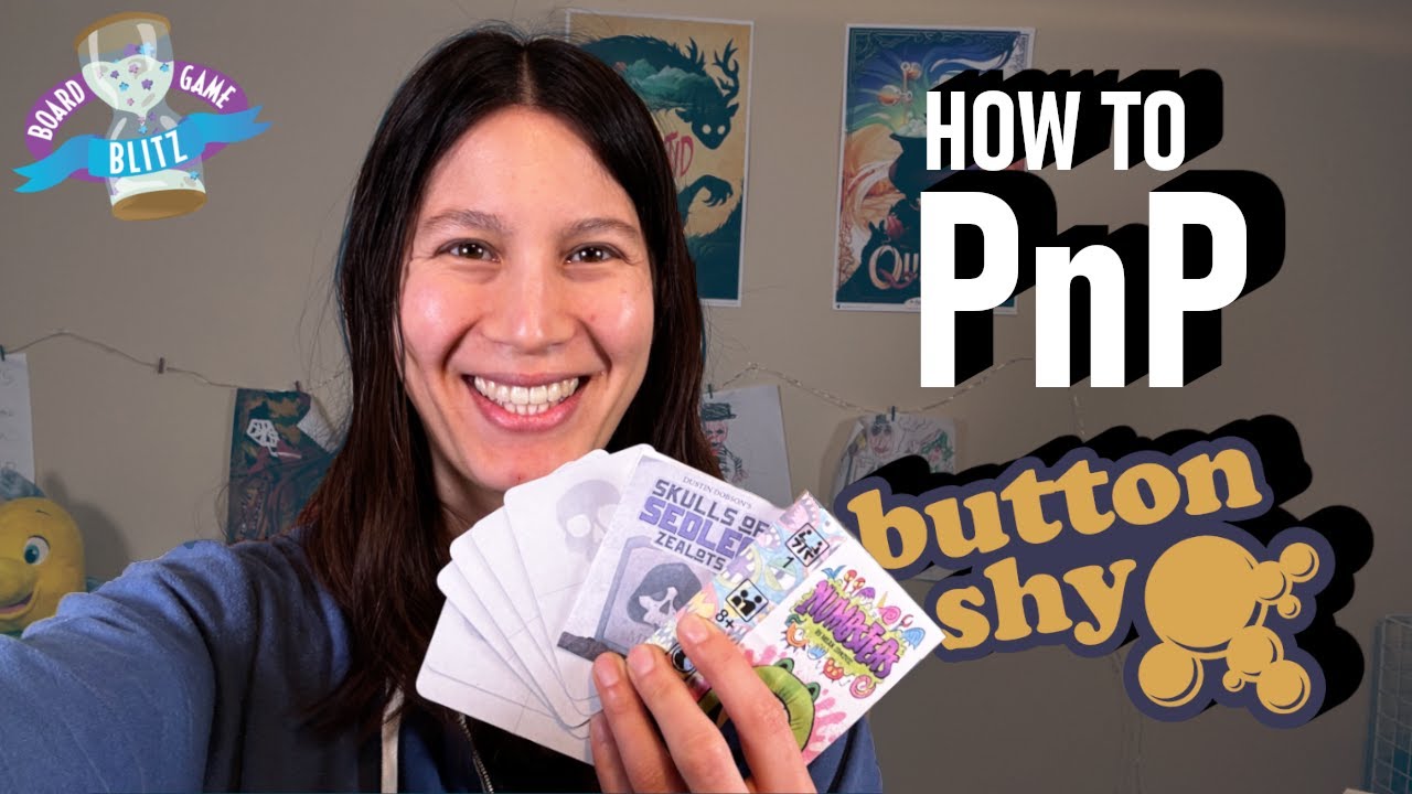 How I print and play Button Shy Games