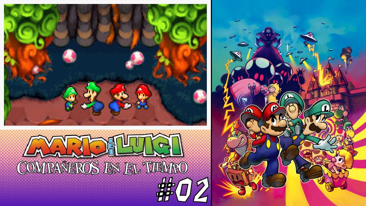 COSAS TURBIAS EN EL BOSQUE SHROOB!! | Mario y Luigi: Compañeros en el tiempo #02