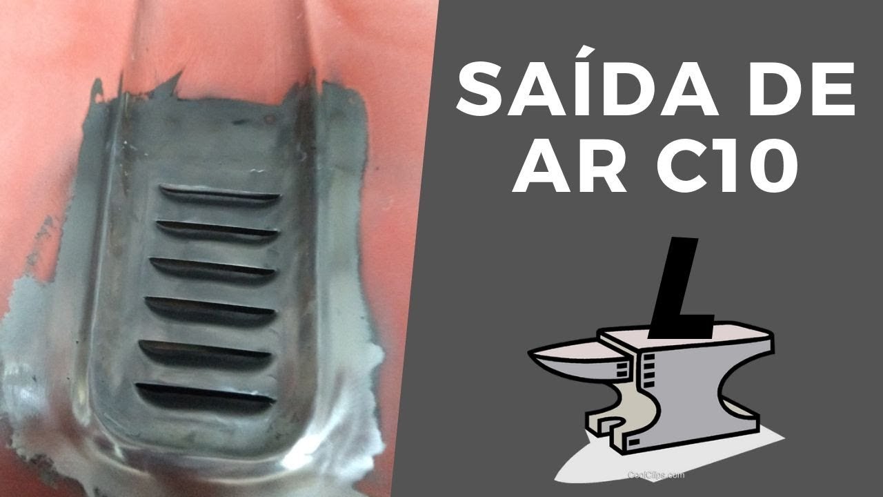 Colocando saída de ar na C10 VÍDEO DO PROCESSO COMPLETO EM PRIMEIRA PESSOA