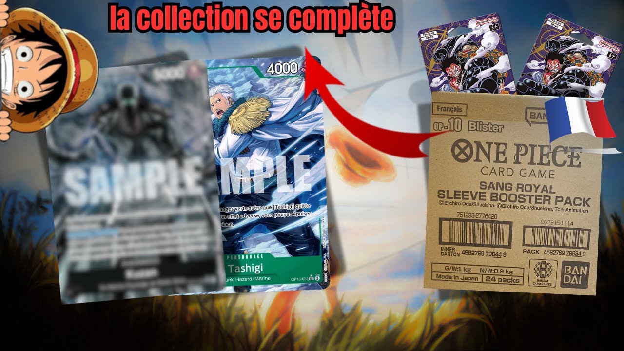 ouverture OP-10 FR carte ONE PIECE TCG !!!! INCROYBLE ALT trop content