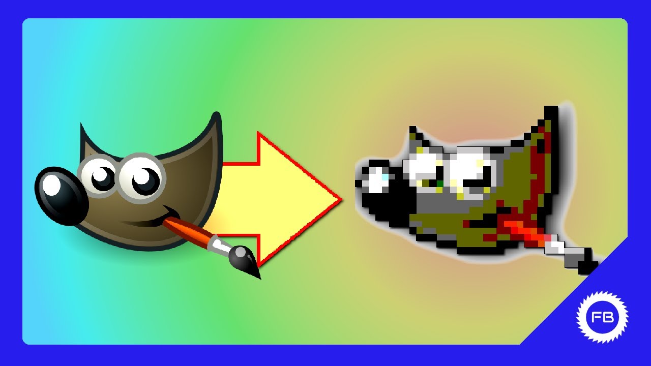 COMO hacer Pixel Art en GIMP!!! ✏️ - 2021 (7+2 Trucos) ✔️