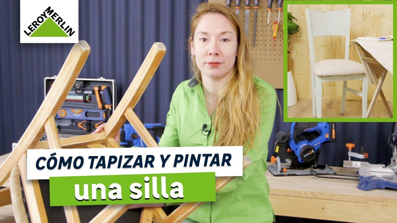 Cómo tapizar y pintar una silla #short LEROY MERLIN