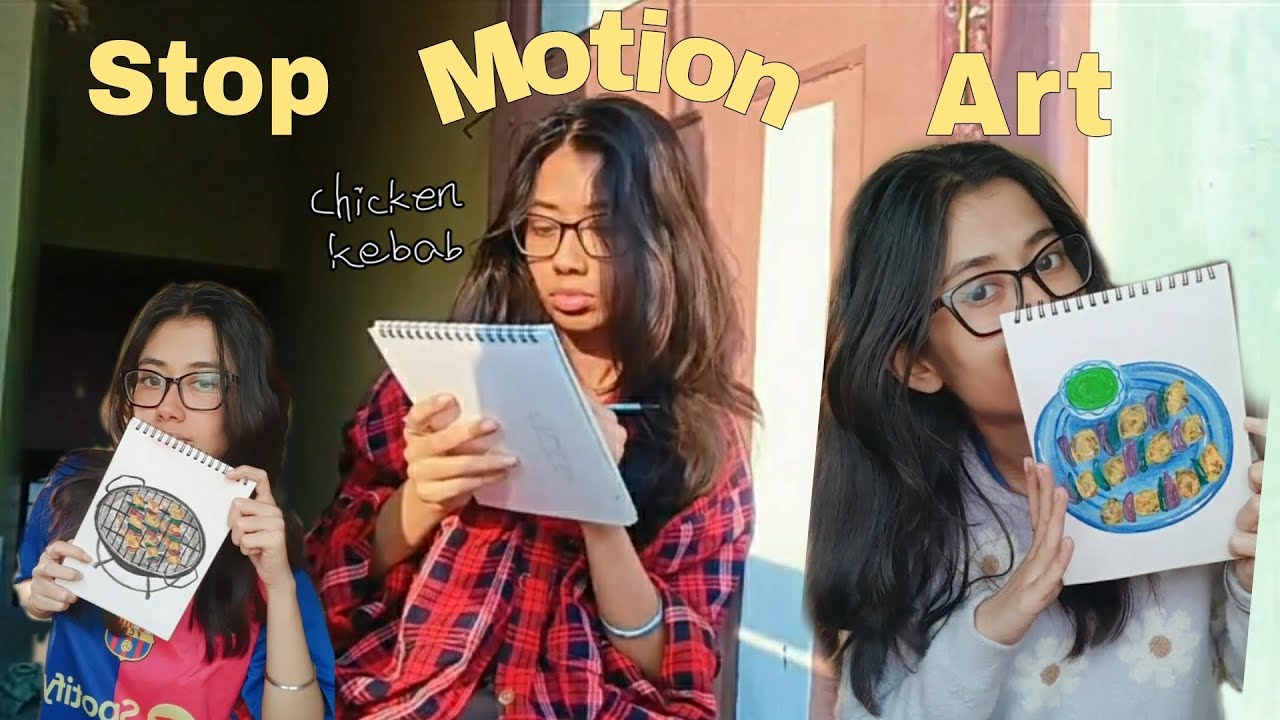 My First Stop-Motion Art | Kebab Stop-Motion Process|🍢  #stopmotionart #framebyframeanimation #kebab