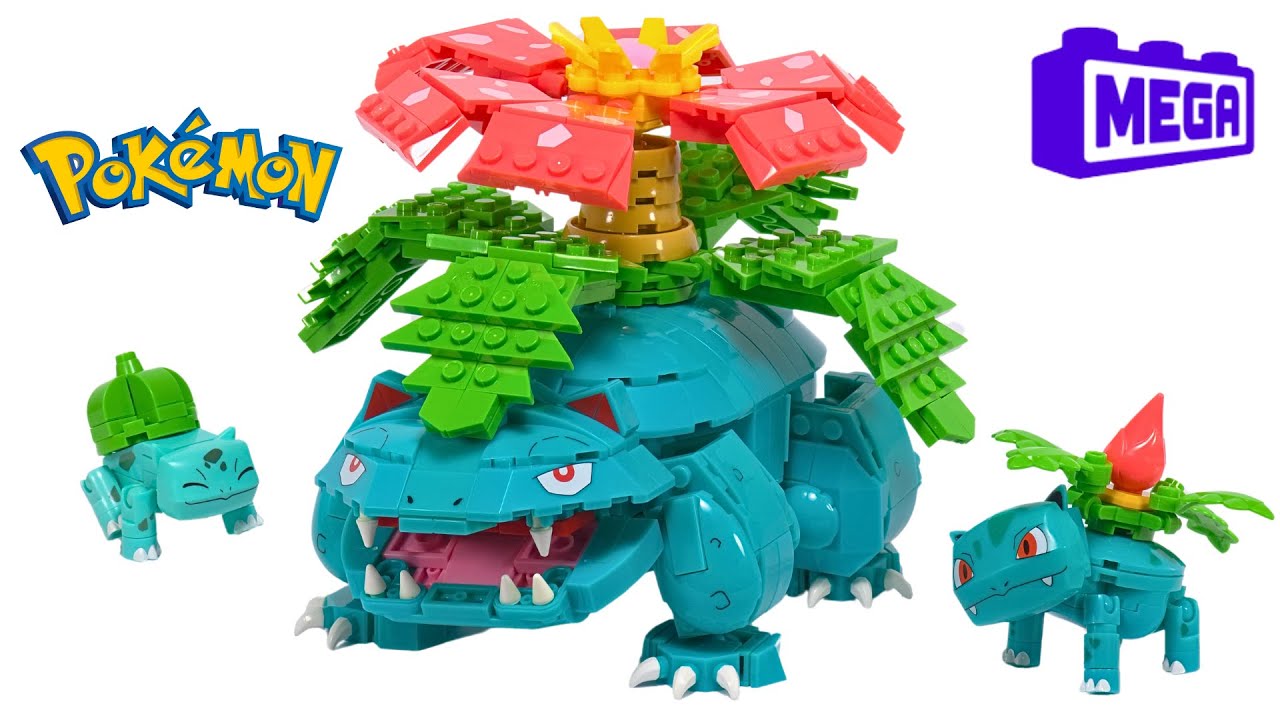 MEGA Pokemon Bulbasaur Evolutions - LEGO Pokémon Speed Build