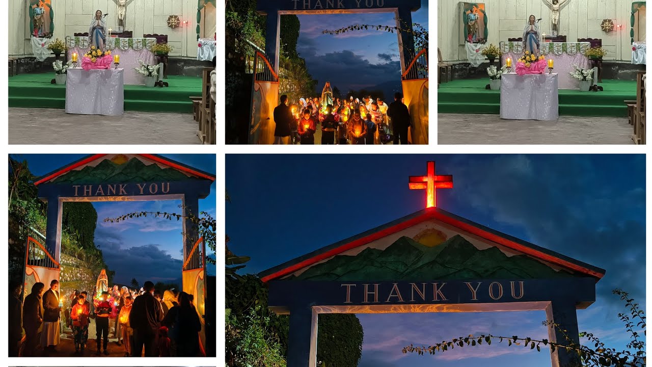 Rosary Procession at ST. Xavier Church Shamator/31/10/2025