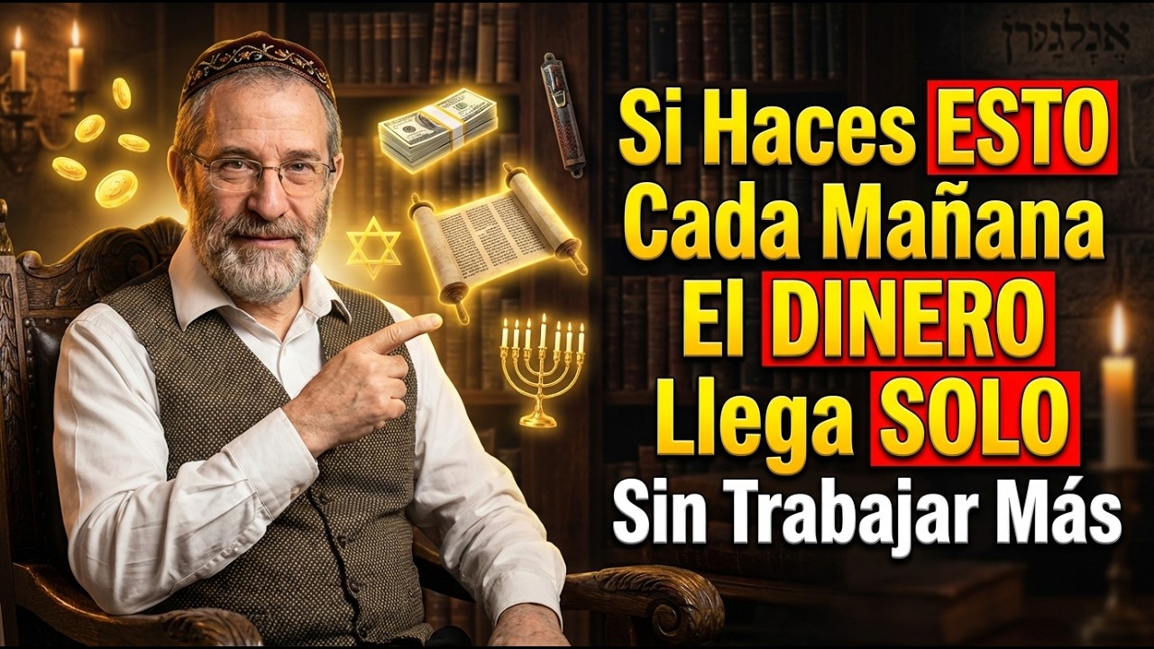 RABINO MILLONARIO: Si Haces ESTO Cada Mañana, El DINERO Llega SOLO — Sin Trabajar Más (Cábala)