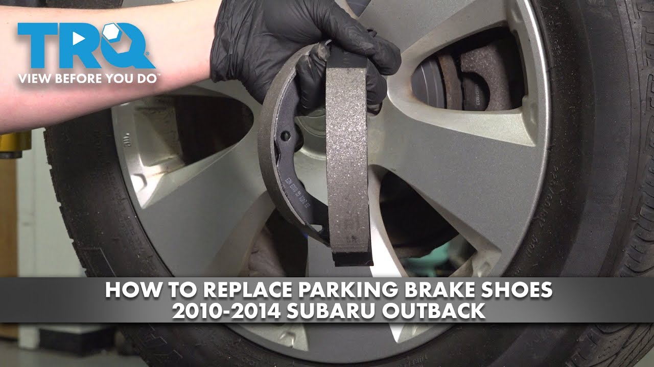 How to Replace Parking Brake Shoes 2010-2014 Subaru Outback