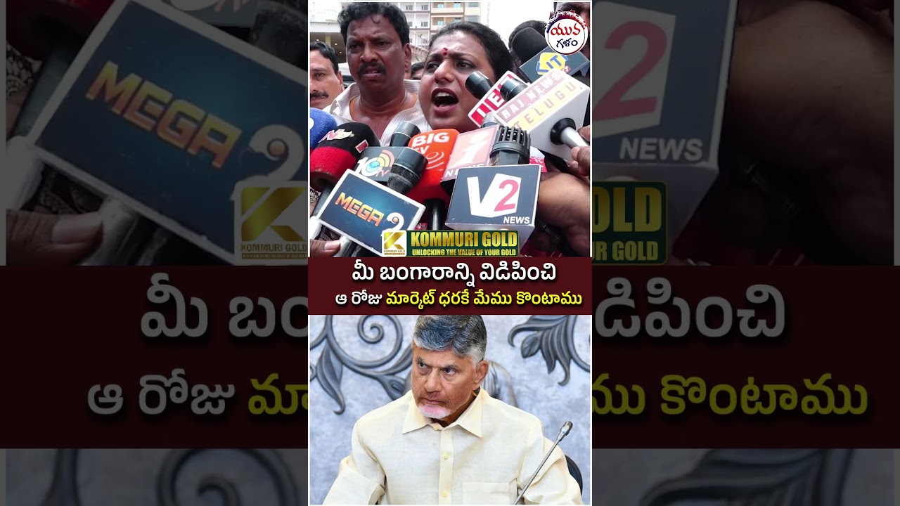 RK Roja Controversial Comments on Chandrababu | #abnnews #yuvagalam #shorts #ytshorts #yuvagalam