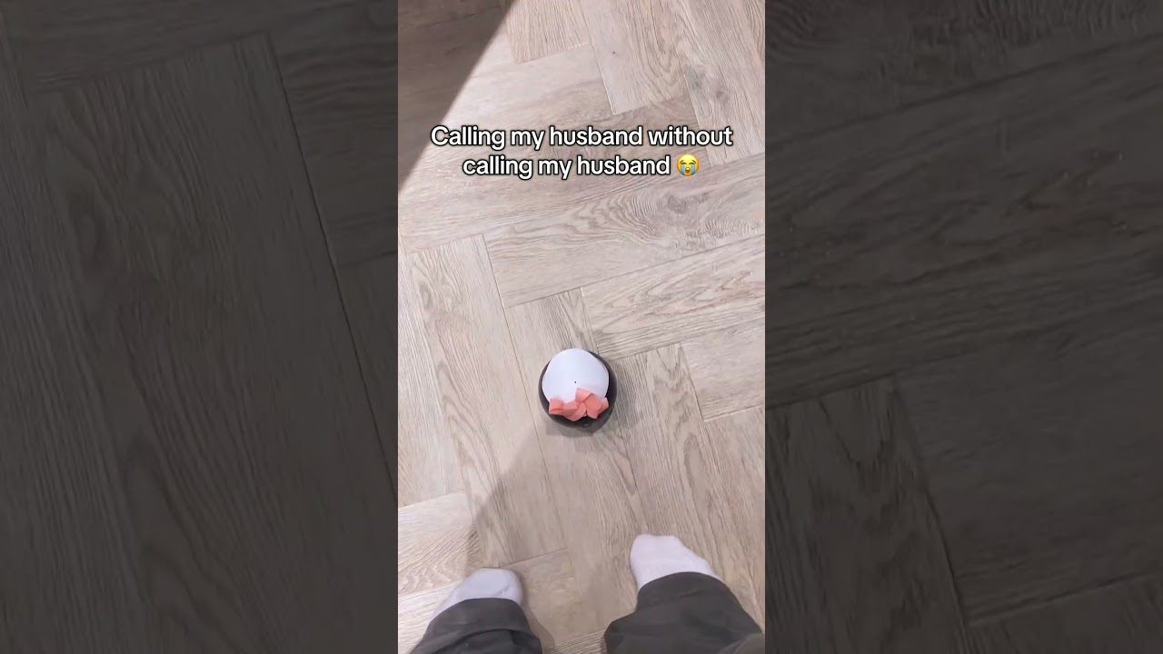 He is so goofy with this little robot 😭💕#couples #longdistancerelationship #ldr #robot