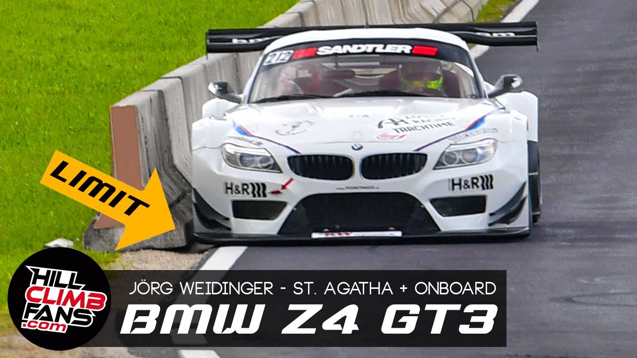 V8 BMW Z4 GT3 - Jörg Weidinger || Hill Climb St. Agatha 2023 +ONBOARD