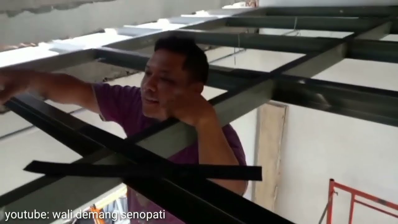 Solusi Lantai 2 hemat biaya (Rangka besi UNP dan alasnya Kalsifloor)
