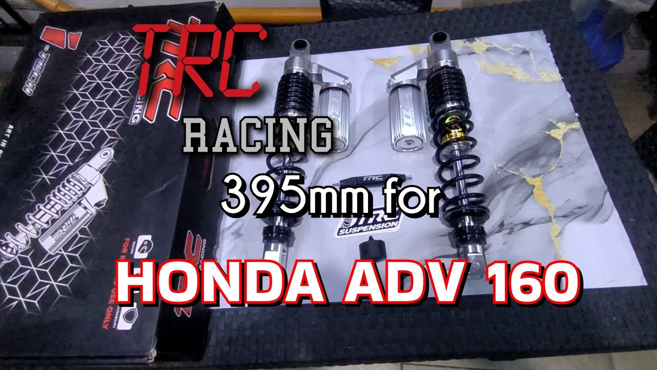 TRC racing i tech white/black 395mm suspension for HONDA ADV 160#hondaadv160 #xiaomi12t#trcracing